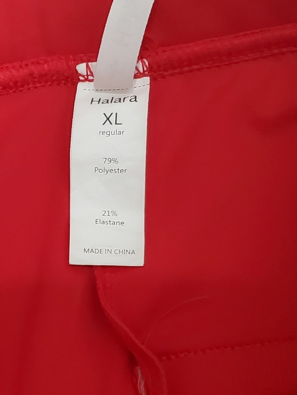 HALARA Flex High Waist Wide Leg Pants Red Size XL - Picture 6 of 10